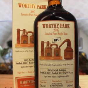 Worthy Park Jamaica Pure Single Rum 2007 WPL Habitation Velier