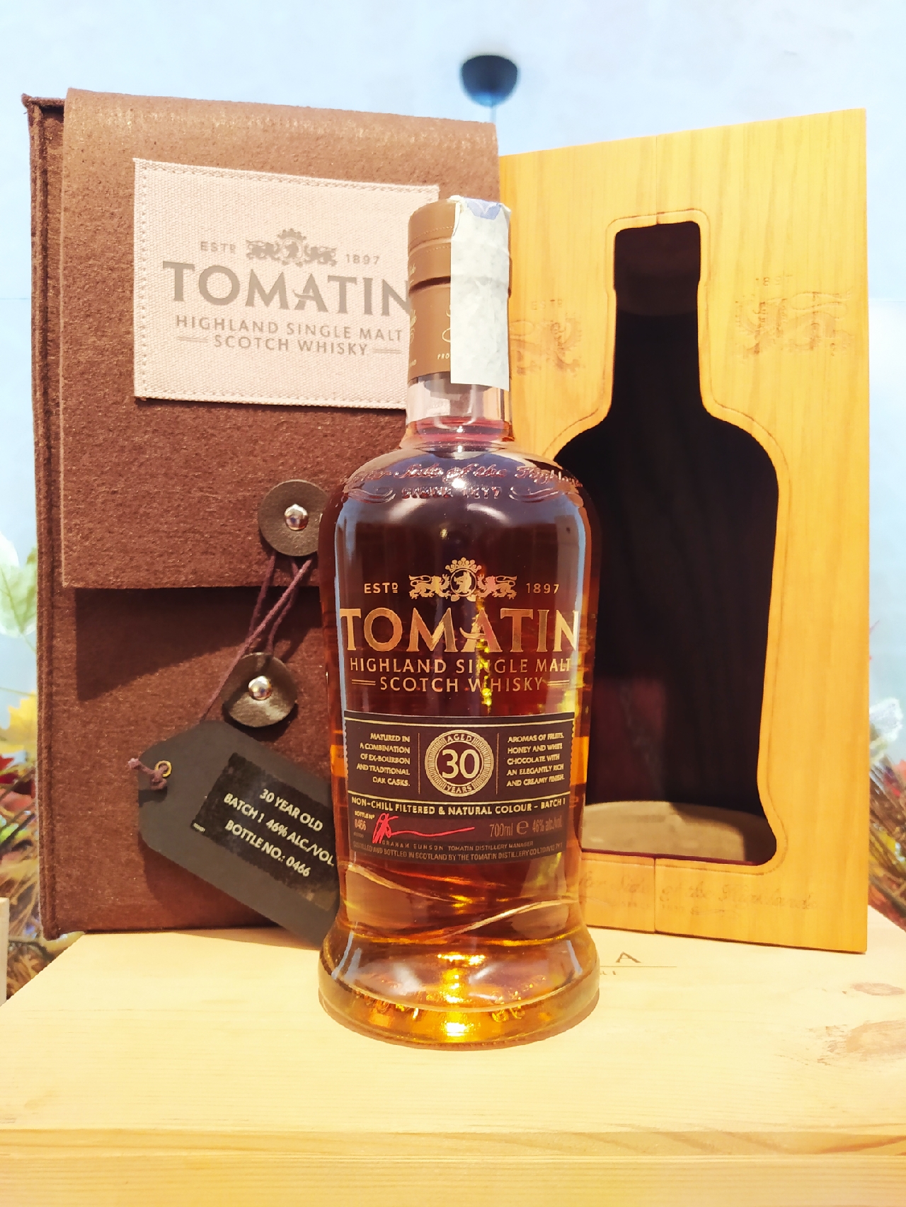 Tomatin Highland Single Malt Scotch Whisky 30 YO Batch 1