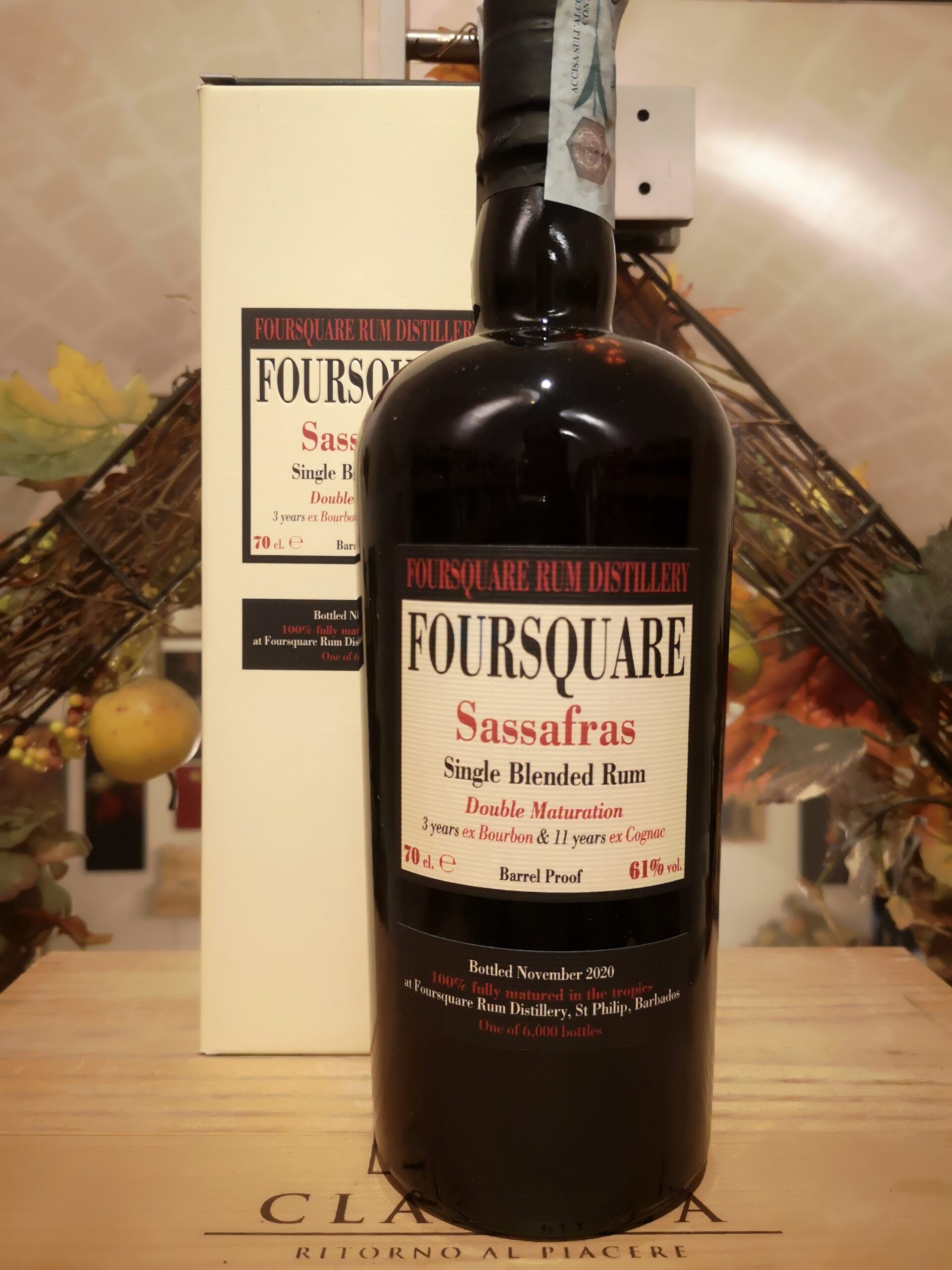 Foursquare Sassafras Single Blended Rum Double Maturation 2006 14 YO
