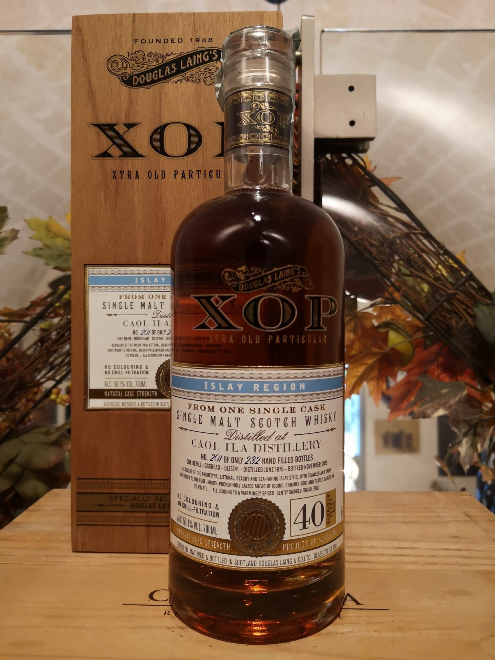 XOP Caol Ila Single Malt Scotch Whisky 1979 40 YO by Douglas Laing