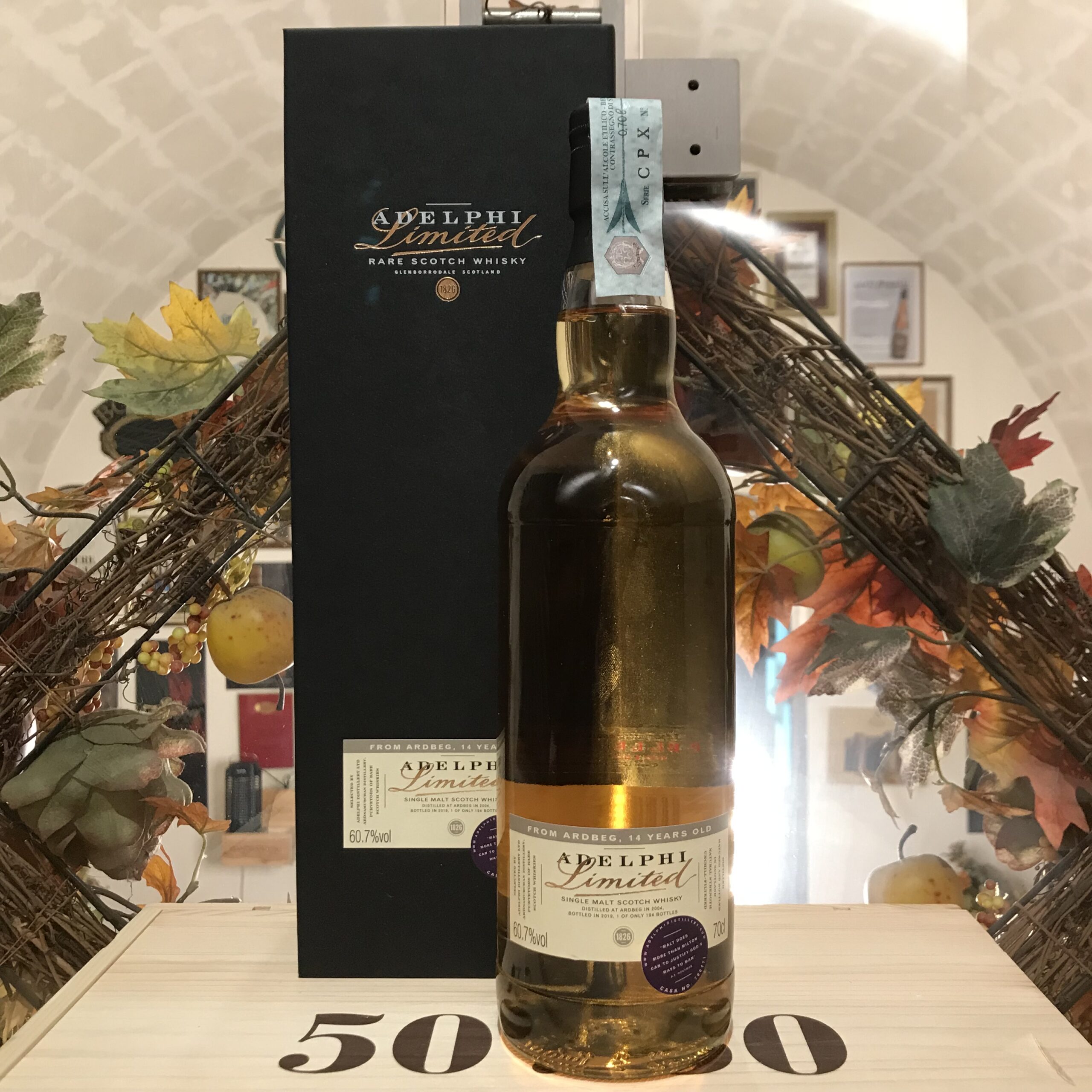 Adelphi Limited Ardbeg Single Malt Scotch Whisky 2004 14 YO