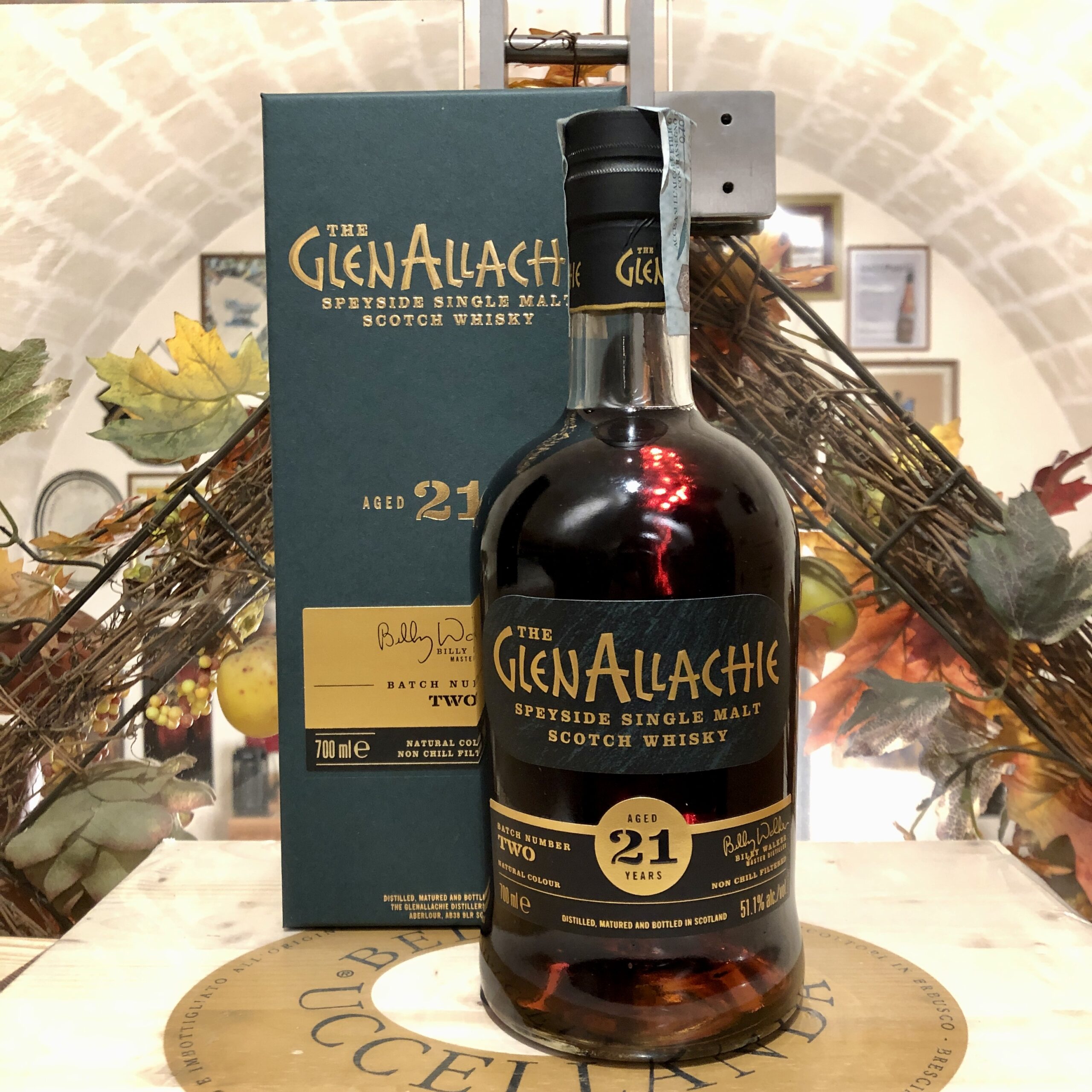 The GlenAllachie Speyside Single Malt Scotch Whisky 21 YO Batch 2