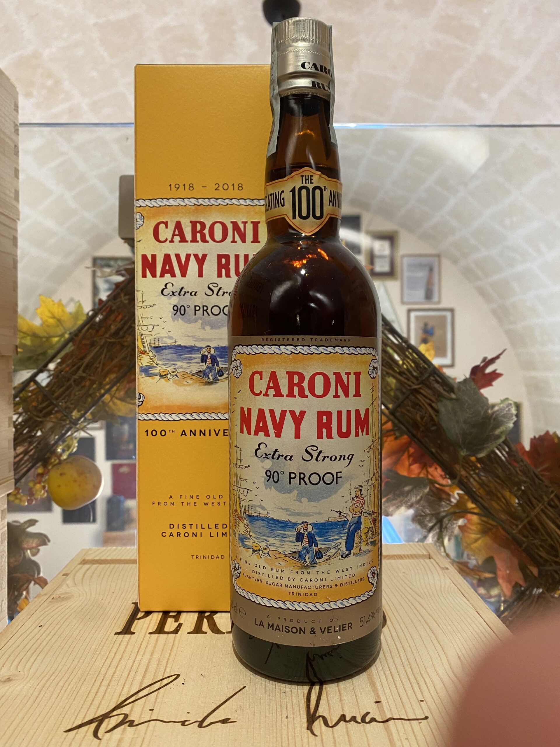 Caroni Navy Rum Extra Strong 90° PROOF 100th Anniversary 51,4%