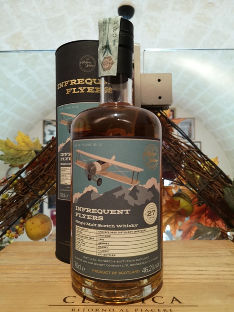 Infrequent Flyers Undisclosed Distillery Speyside Single Malt Scotch Whisky 1992 27 YO