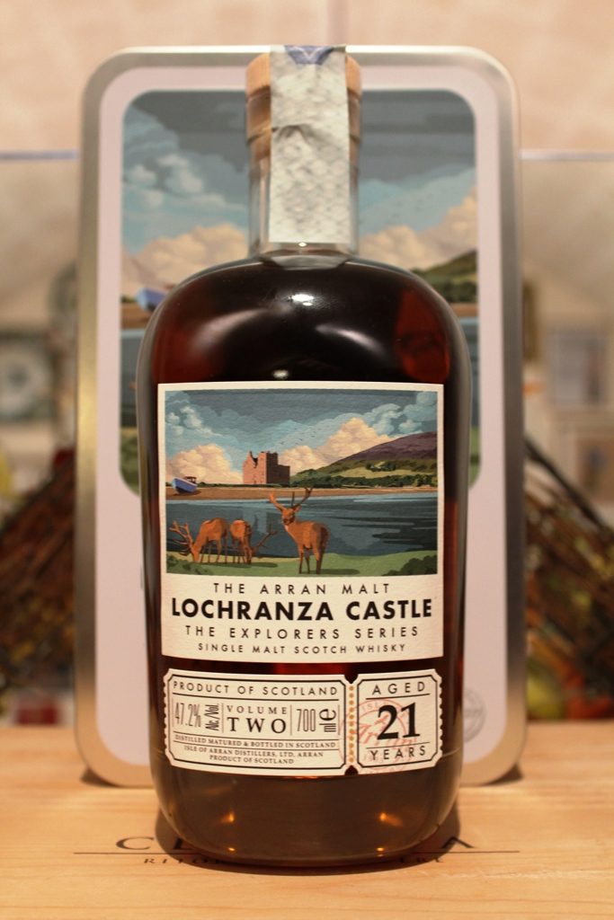 Arran Single Malt Scotch Whisky Lochranza Castle 21 YO – Explorers Series vol. II