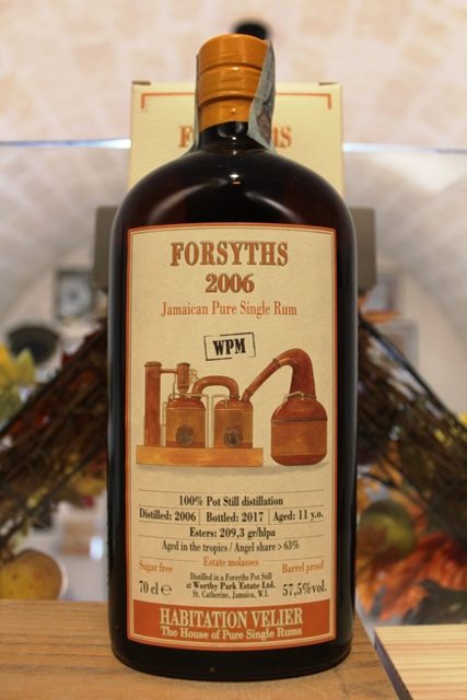 Forsyths WPM 2006 Jamaican Pure Single Rum Habitation Velier