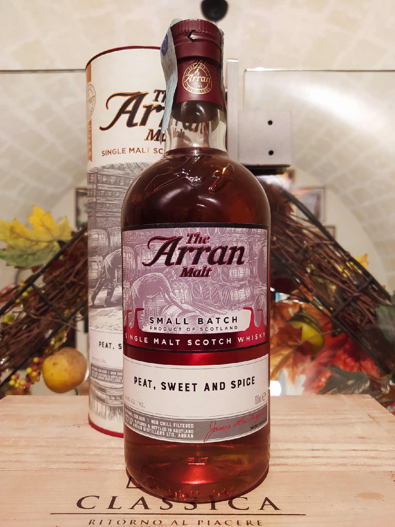 Arran Single Malt Scotch Whisky Small Batch Peat, Sweet & Spice – Beija-Flor
