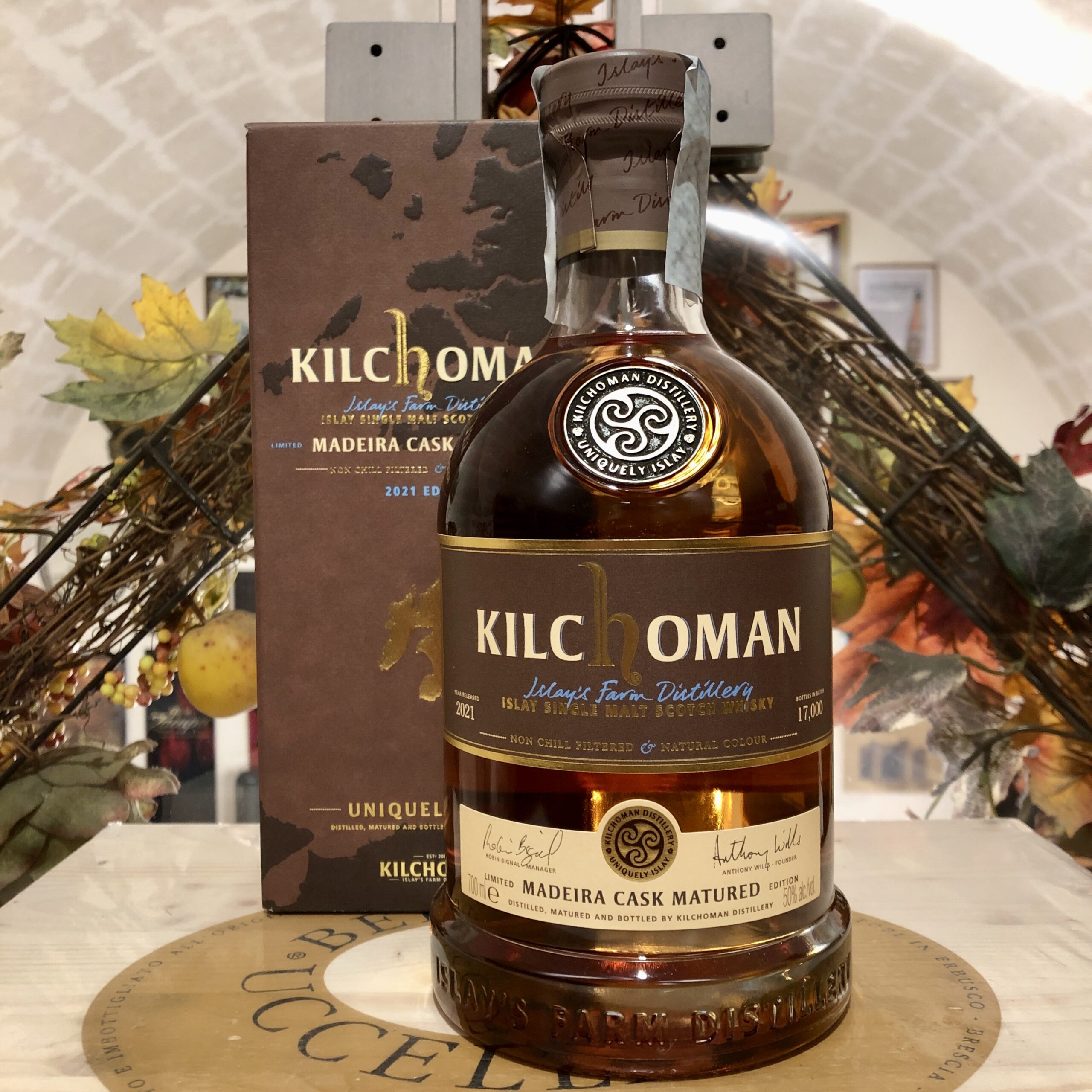Kilchoman Islay Single Malt Scotch Whisky Madeira Cask Matured 2021
