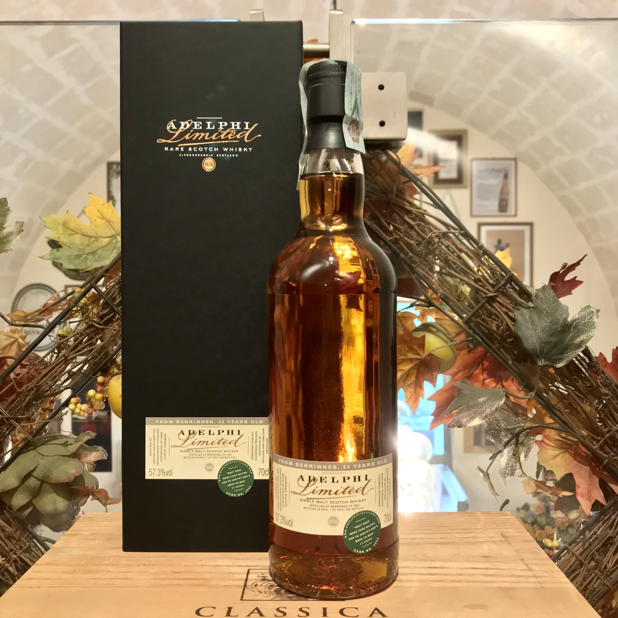 Adelphi Limited Benrinnes Single Malt Scotch Whisky 1984 33 YO