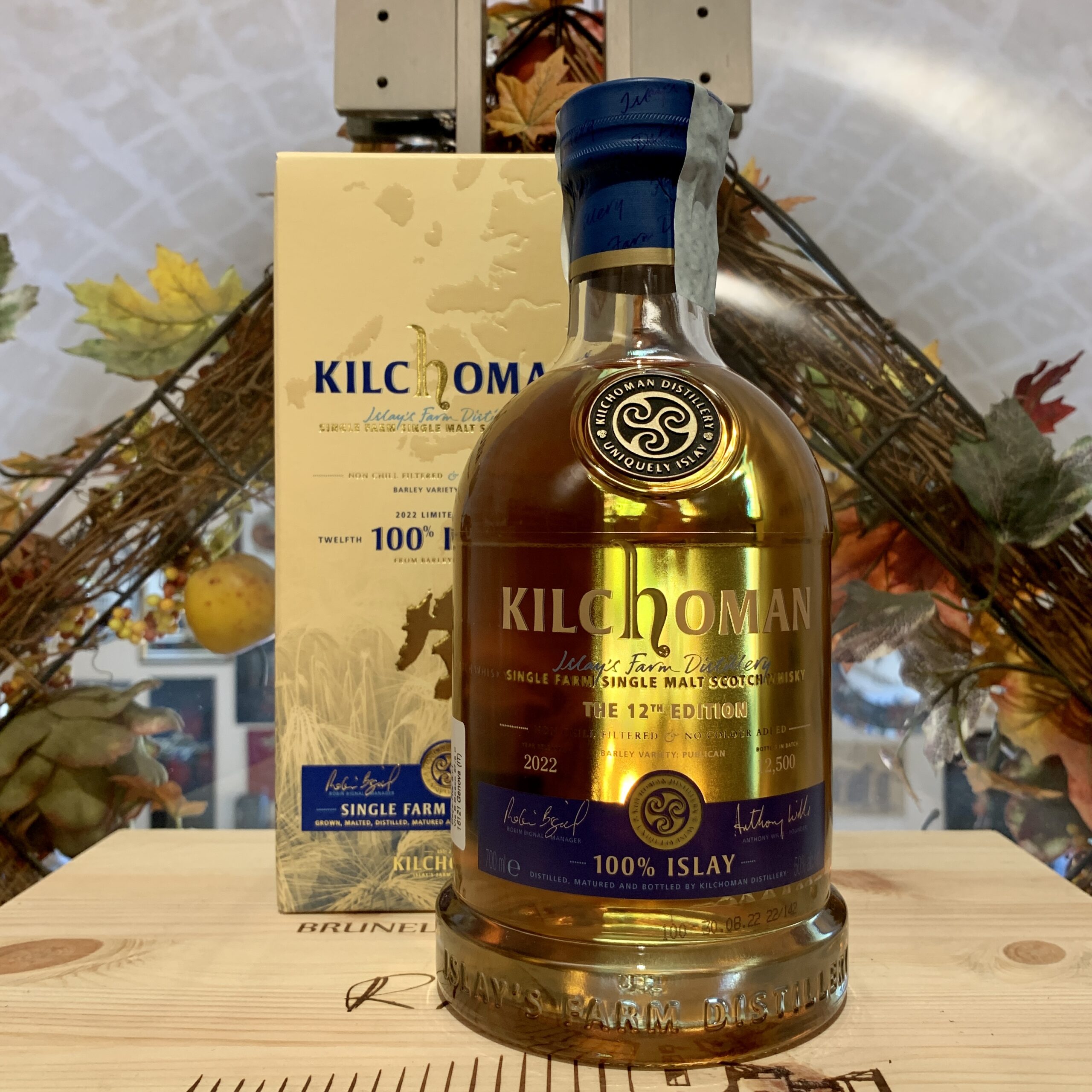 Kilchoman Islay Single Malt Scotch Whisky 100% Islay 2022 12th Edition