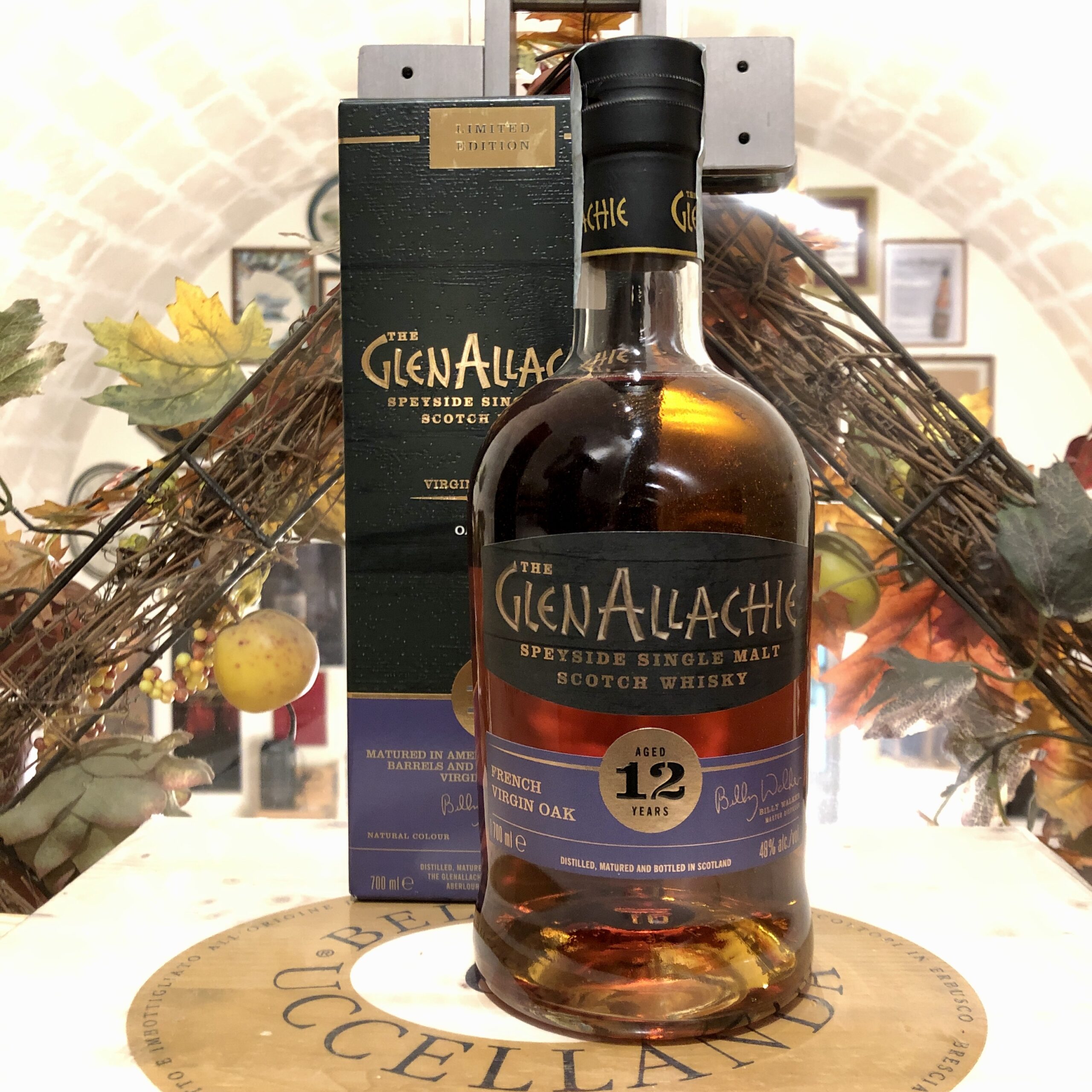 The GlenAllachie Speyside Single Malt Scotch Whisky 12 YO French Virgin Oak