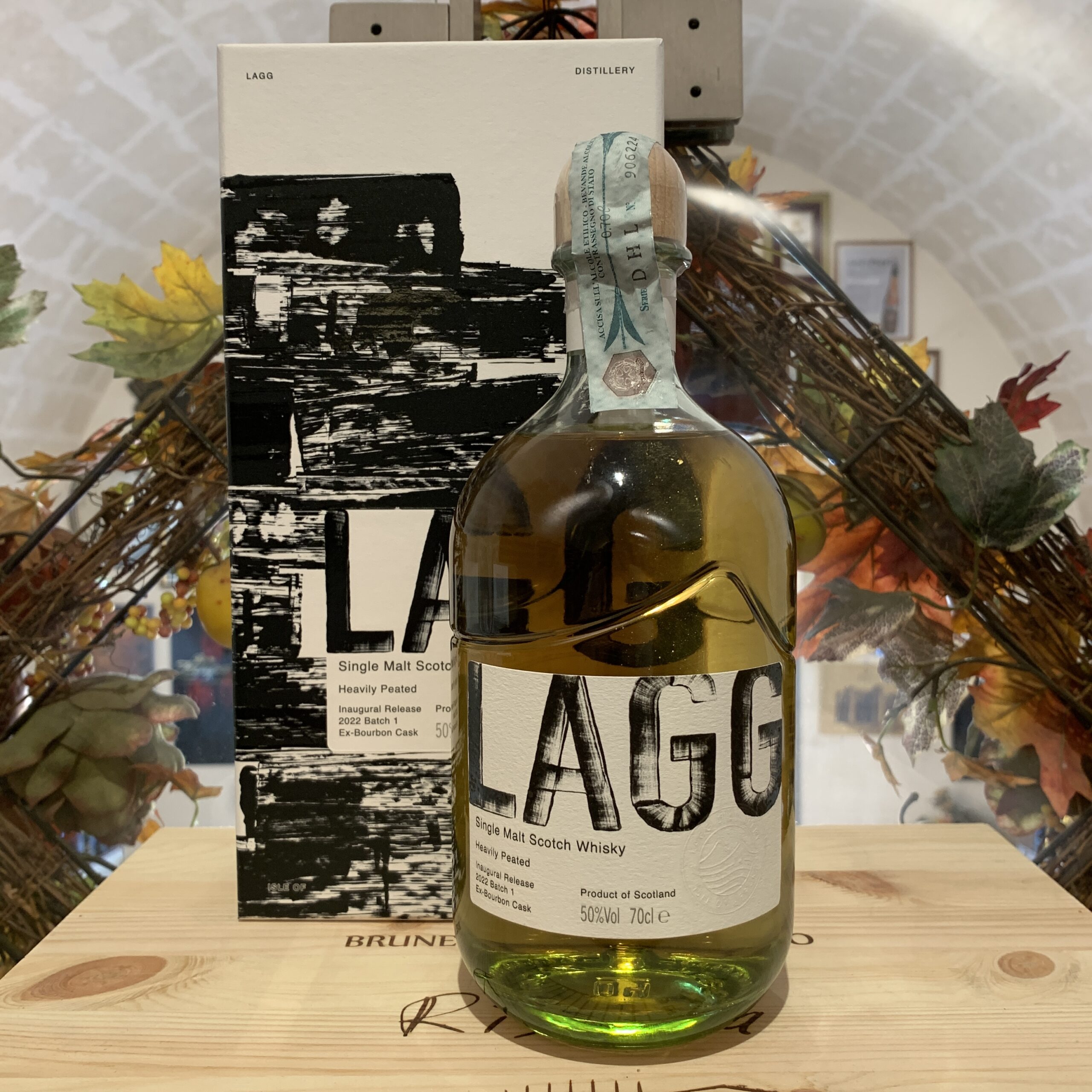 Lagg by Arran Single Malt Scotch Whisky Heavily Peated Inaugural Release 2022 Batch 1